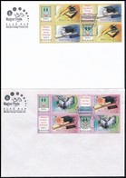 2007 Ballagás Bélyegem (I.) + (II.) Négyestömbök 2  FDC-n - Autres & Non Classés