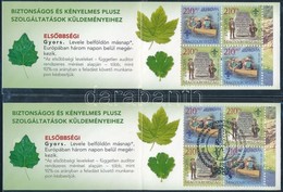 ** O 2007 Europa CEPT Cserkészmozgalom 2 Db Bélyegfüzet - Altri & Non Classificati