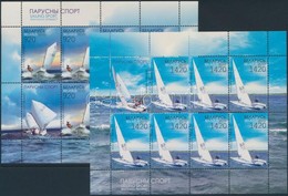 ** 2010 Vitorláshajók Kisívpár,
Sailing Boats Minisheet Pair
Mi 812-813 - Sonstige & Ohne Zuordnung