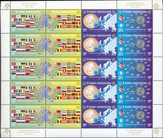 ** 2005 50 éves Az Europa CEPT Bélyeg Kisív Mi 419 A-422 A - Sonstige & Ohne Zuordnung