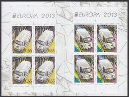 ** 2013 Europa CEPT Postai Járművek Bélyegfüzet Mi MH 12 - Andere & Zonder Classificatie