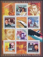 ** 2009 Híres Franciák Kisív Mi 2238-2243 - Andere & Zonder Classificatie