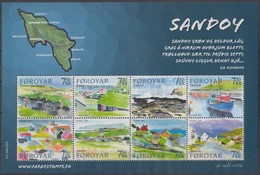 ** 2006 Tájfestmények: Sandoy-sziget Kisív Mi 576-583 - Sonstige & Ohne Zuordnung