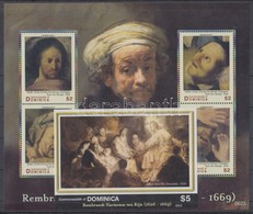 ** 2007 400 éve Született Rembrandt Kisív Mi 3798-3801 + Vágott Blokk Mi 524 - Altri & Non Classificati