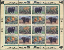 ** 2004 Veszélyeztetett állatok Kisív,
Endangered Species Minisheet
Mi 946-949 - Andere & Zonder Classificatie