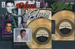 ** 2013 Elvis Presley 3 Db Blokk Mi 663-665 - Other & Unclassified