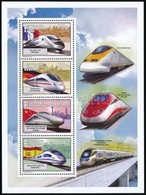 ** 2012 Nagy Sebességű Vonatok Kisív Mi 2092-2095 A - Autres & Non Classés