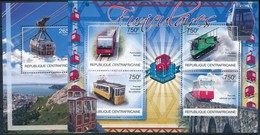 ** 2012 Vasúti Közlekedés Kisív Mi 3797-3800 + Blokk Mi 974 - Autres & Non Classés