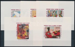 ** 1981 Picasso, Festmények Sor Blockformában,
Picasso, Paintings Set In Blockform
Mi 620-624 - Other & Unclassified
