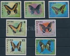 ** 1972 Pillangó Sor (első érték Gumihiba),
Butterfly Set (gum Disturbance On Mi 1802)
Mi 1802-1808 - Autres & Non Classés