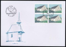 2007 Városkép Négyestömb Mi 1468 FDC-n - Otros & Sin Clasificación