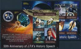 ** 2012 Évfordulók, Kennedy, űrutazás Kisívsor Mi 2361-2368 - Sonstige & Ohne Zuordnung