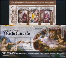 ** 2012 Michelangelo Festmények Kisívsor Mi 2404-2410 - Autres & Non Classés
