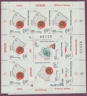 ** 2007 Europa CEPT: Cserkészet Kisív Sor Mi 137-138 + Blokk 6 (ívszélen Kis Törés) - Andere & Zonder Classificatie