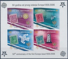 ** 2006 50 éves Az Europa CEPT Bélyeg Vágott Blokk Mi 2B - Sonstige & Ohne Zuordnung