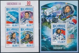 ** 2013 Űrprogram ,,Shenzhou 10' Kisív + Blokk Mi 6927-6930 + 825 - Autres & Non Classés