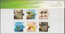 ** 2009 Charles Darwin 200. Születésnapja Sor öntapadós Bélyegekkel Mi 2707-2712 + Blokk 49 Díszcsomagolásban - Other & Unclassified