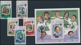 ** 1980 Nemzetközi Gyermekév Sor + Blokk,
International Year Of Children Set + Block
Mi 2154-2158 + 133 - Autres & Non Classés