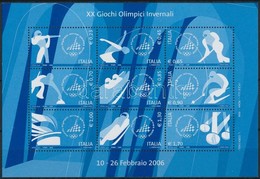 ** 2006 Téli Olimpia, Turin Kisív Mi 3081-3089 - Autres & Non Classés