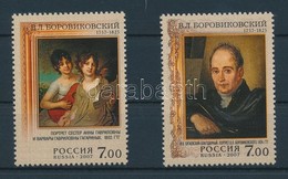 ** 2007 250 éve Született Wladimir Borowikowskij Sor Mi 1411-1412 + Kisívsor - Other & Unclassified