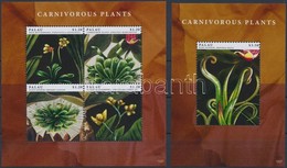 ** 2012 Húsevő Növények Kisív Mi 3245-3248 + Blokk Mi 272 - Autres & Non Classés