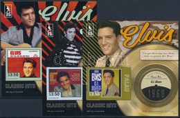 ** 2012 Elvis Presley 3 Klf Blokk Mi 263-265 - Sonstige & Ohne Zuordnung