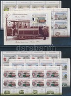 ** 2009 Villamosok Kisívsor Mi 6373-6377 + Blokk Mi 450 - Other & Unclassified