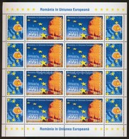 ** 2007 Románia Csatlakozása Az EU-hoz Kisív Mi 6157 - Altri & Non Classificati