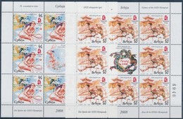 ** 2008 Nyári Olimpia, Peking Kisív Sor Mi 237-238 - Andere & Zonder Classificatie