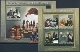 ** 2011 100 éve Született Mihail Botvinnik, Sakkozó Kisív Mi 3914-39117 + Blokk Mi 593 - Andere & Zonder Classificatie