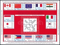 ** 2012 Csendes-óceáni Szigetek Konferenciája, Zászlók 2 Kisív Mi 1805-1834 - Sonstige & Ohne Zuordnung