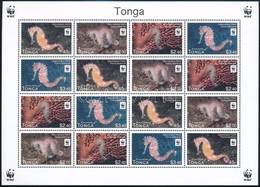 ** 2012 WWF Csikóhalak 4 Sort Tartalmazó Kisív Mi 1768 - 1771 - Sonstige & Ohne Zuordnung