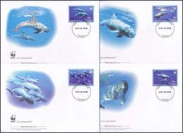 2006 WWF: Törpe Kardszárnyú Delfinek Sor 4 Db FDC-n Mi 1307-1310 - Other & Unclassified