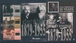 ** 2005 Albert Einstein Kisív + Blokk Mi 1233-1235 + 128 - Altri & Non Classificati