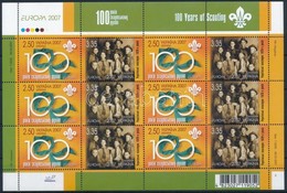 ** 2007 Európa - Cserkész Kisív Mi 856-857 - Andere & Zonder Classificatie