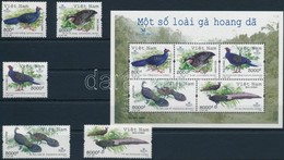 ** 2006 Tyúk Alkatúak, Madarak, Fácánfélék Sor Mi 3432-3436 + Blokk Mi 147 - Altri & Non Classificati