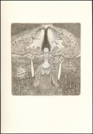 Jindřich Pileček (1944-2002): Ex Libris Luděk Rubas, Rézkarc, Papír, Jelzés Nélkül, A Hátán Kis Sérüléssel, 11x11 Cm. - Altri & Non Classificati