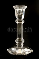Üveg Gyertyatartó, Hibátlan, M: 17 Cm - Verre & Cristal