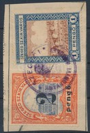 1927-1938 Szeged Városi 2P/5f + 1P Illetékbélyeg Kivágáson (5.000) - Non Classificati