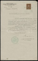 1931 Jogtudományi Végbizonyítvány A Dékán Aláírásával - Non Classificati