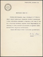 1934 Szeged, A M. Kir. Ferenc József Tudományegyetem Rektora által Küldött Meghívólevél - Non Classificati