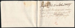 1789 Miróbriga, Portugália. A Helyi Püspök Levele A Prágai Püspöknek, Melyben Egy Helyi Sebész Orvos Családjával Kapcsol - Non Classificati