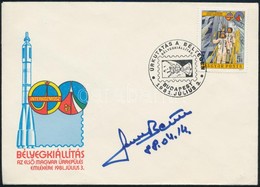 1988 Űrkutatás Emlékkiállítás FDC Farkas Bertalan Saját Kezű Aláírásával - Other & Unclassified