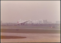 Concorde Repülőgép A Londoni Reptéren 12x9 Cm - Altri & Non Classificati