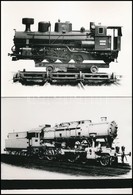 Régi Mozdonyok, 3 Db Modern Fotó, 13×18 és 16×22 Cm Közötti Méretekben - Altri & Non Classificati