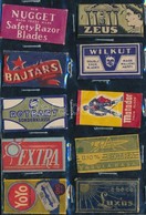 10 Klf Régi Borotvapenge Csomag Tartalommal / Vintage Razor Blades - Publicités