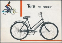 Túra Női Kerékpár Reklám Lap Műszaki Adatokkal - Advertising