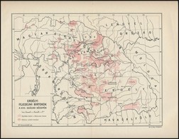 Erdélyi Fejedelmi Birtokok A XVII. Század Közepén, Térkép, M. Kir. Állami Térképészet, Hajtott, 23,5×28 Cm - Altri & Non Classificati