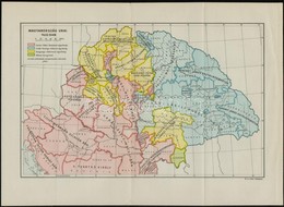 Magyarország Urai 1433-ban, Térkép, M. Kir. Állami Térképészet, Hajtott, 23,5×32,5 Cm - Sonstige & Ohne Zuordnung