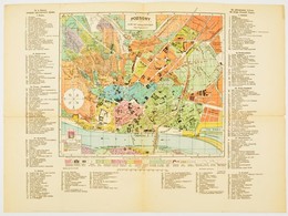 Cca 1920 Pozsony Város és Környéke, Szakadással, 43×58 Cm - Altri & Non Classificati